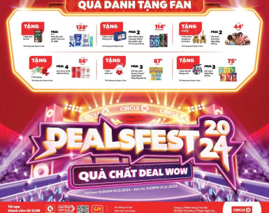 Circle K KHUYẾN MÃI ĐẶC BIỆT THÁNG 12/2024