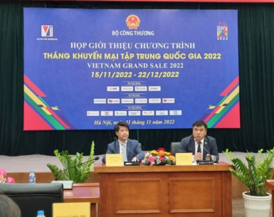 Tháng khuyến mại tập trung quốc gia 2022 diễn ra từ 15/11