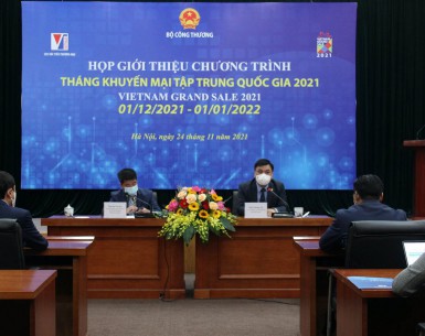 Họp giới thiệu “Tháng khuyến mại tập trung quốc gia 2021 - Vietnam Grand Sale 2021”