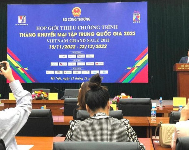 Tháng khuyến mại tập trung quốc gia 2022 diễn ra từ ngày 15/11 - 22/12